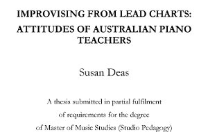 Improvising from Lead Charts: Attitudes of Australian Piano Teachers