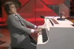 Dudley Moore playing piano