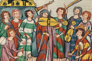 Musicians from the Codex Manesse, 14th century